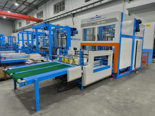 Система накладывания и ламинирования на флейте с автоматической машиной накладывающей накладыватель для производства гофрированного картона