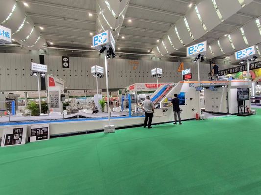 Электрическая листовая ламинационная машина для склеивания слоев картона 300 г/м² - 10 мм и гофрокартона B и E