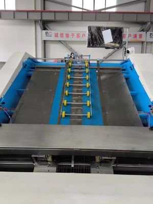 High-Speed Corrugated Laminating Machine Reel To Sheet Bottom Paper Roll Feeding Flute Litho Laminator With Flip Flop Stacker Line 150m/min