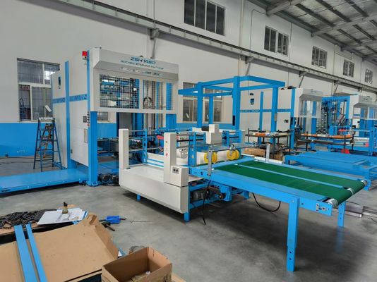 Высокоскоростное производство гофрированного картона Авто-накладная машина с флейтовым ламинатором Полностью автоматическое накладывание